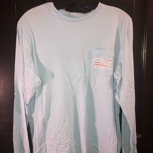 Vineyard vines long sleeve American flag T-shirt